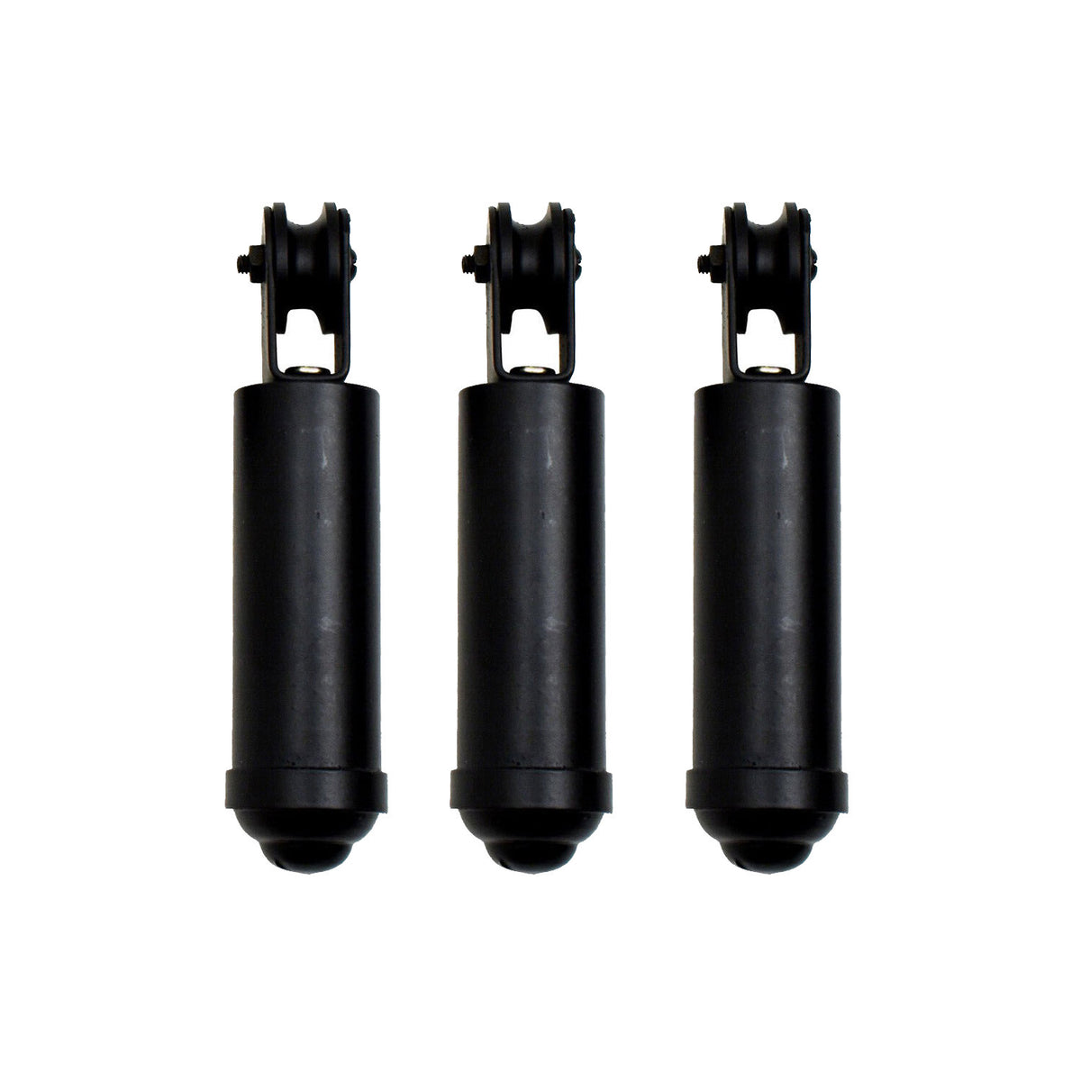 Industrial Pulley Weight for Pendant Cables – Black - Standard, Black, Pack of 3