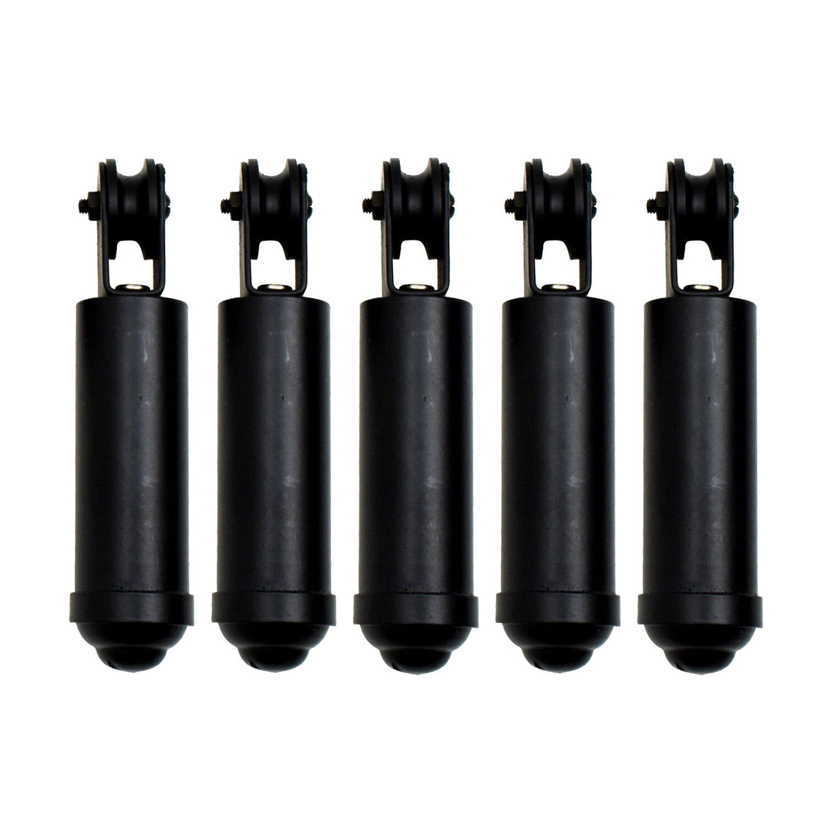 Industrial Pulley Weight for Pendant Cables – Black - Standard, Black, Pack of 5