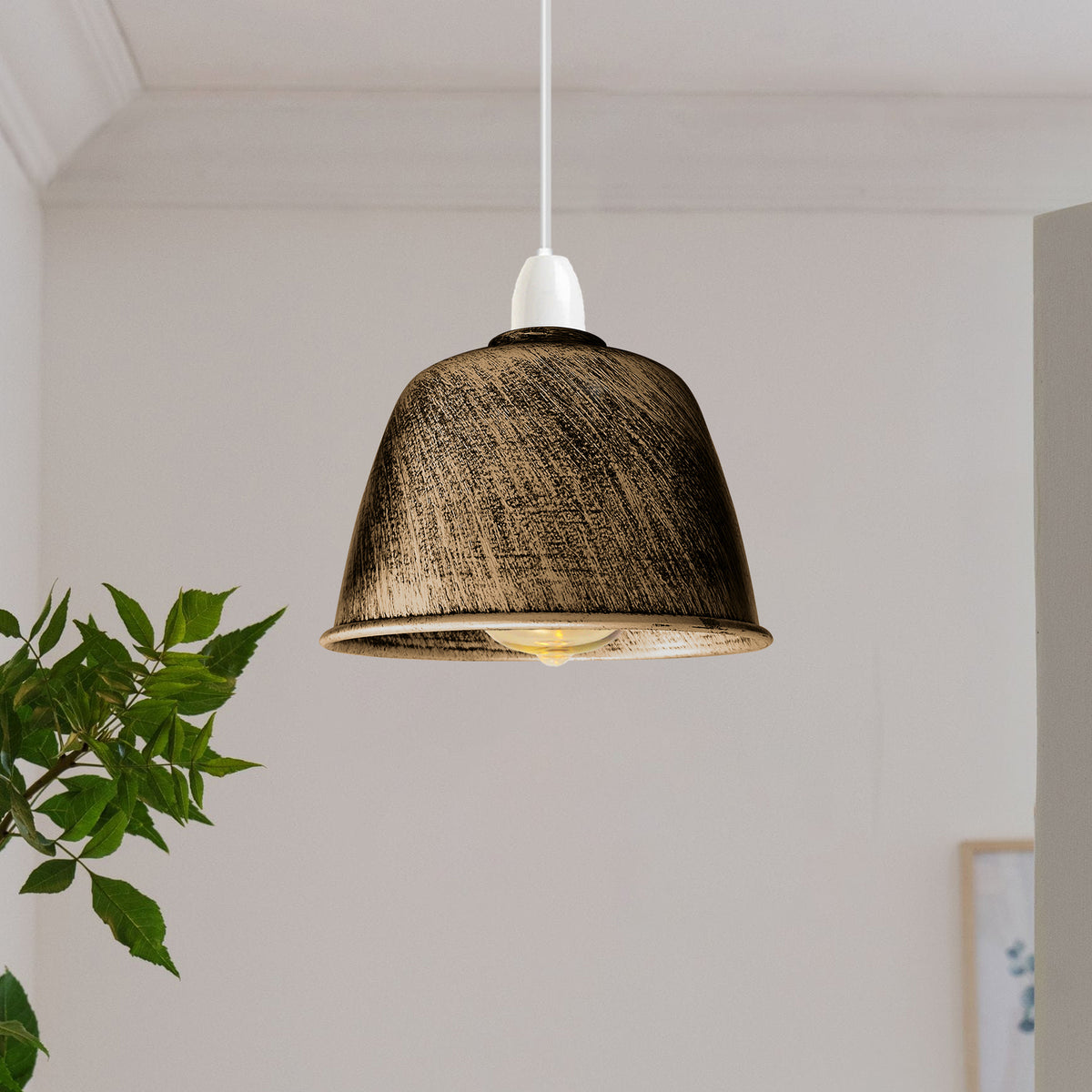 Retro Dome Lamp Shade 15-18 cm – Easy Fit, 15 Colours - photo 8