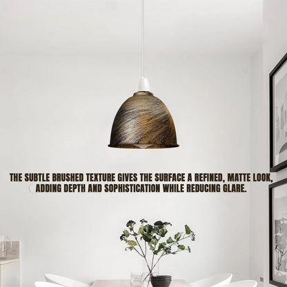 Retro Dome Lamp Shade 15-18 cm – Easy Fit, 15 Colours - photo 14
