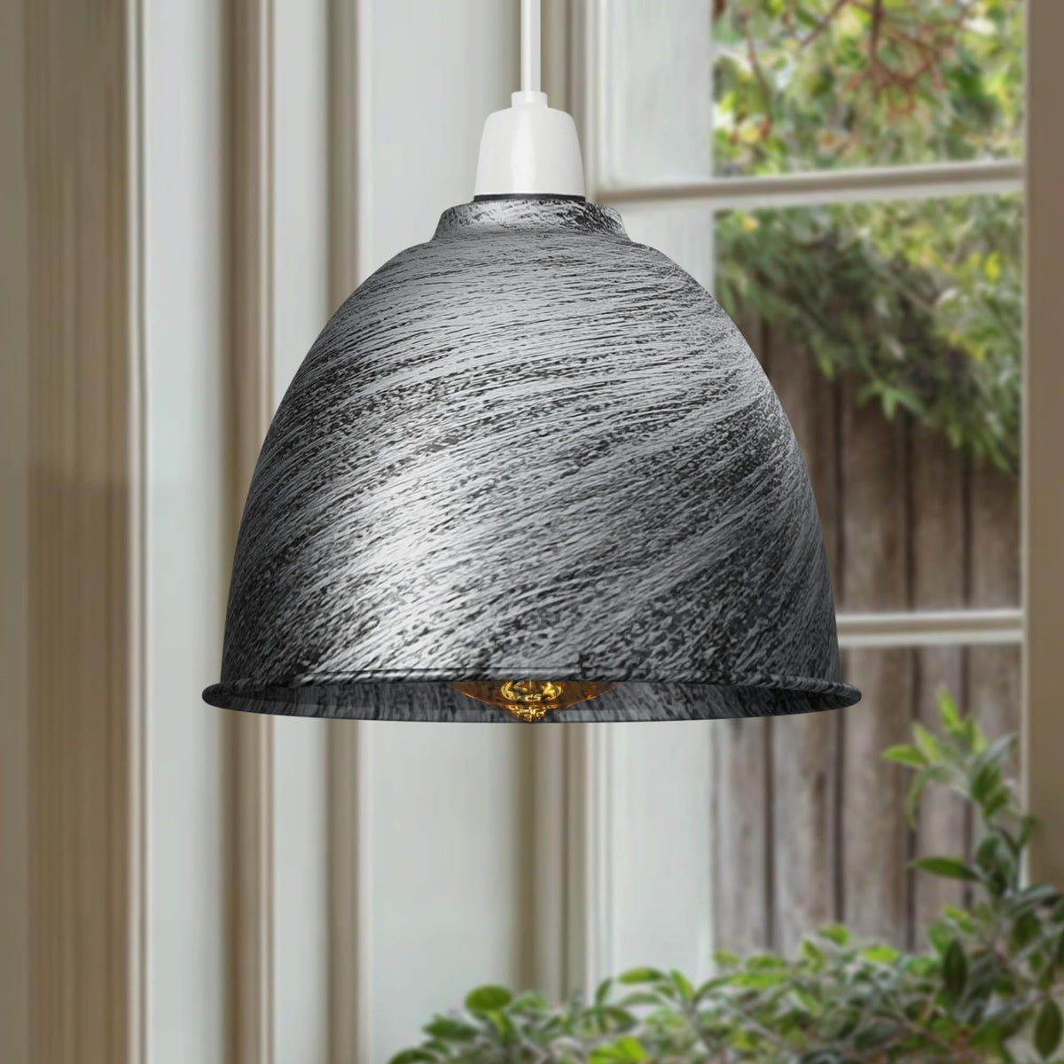 Retro Dome Lamp Shade 15-18 cm – Easy Fit, 15 Colours - photo 15