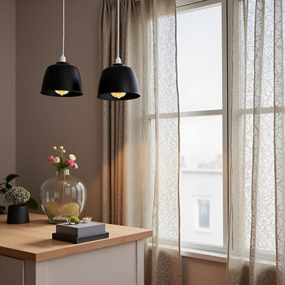 Retro Dome Lamp Shade 15-18 cm – Easy Fit, 15 Colours - photo 18