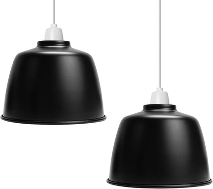 Retro Dome Lamp Shade 15-18 cm – Easy Fit, 15 Colours - photo 6