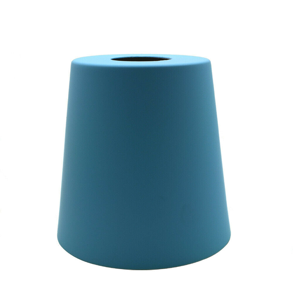 Small Cone Lamp Shade 15 cm – Easy Fit, 10 Colours - Blue, 15 cm with Reducer Ring, Single