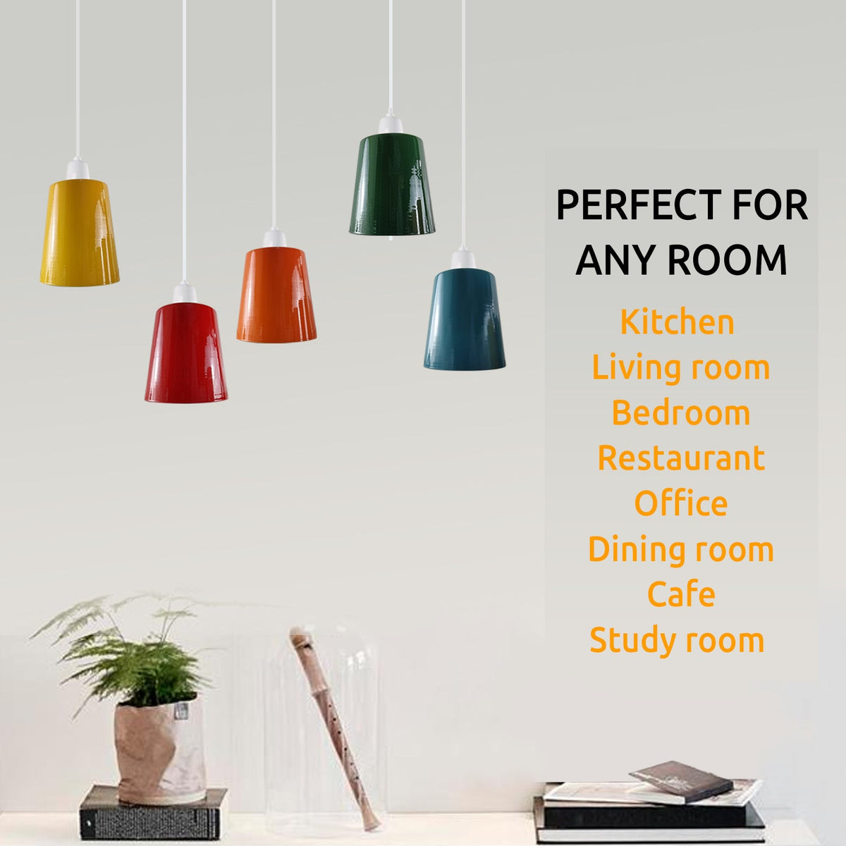 Small Cone Lamp Shade 15 cm – Easy Fit, 10 Colours - photo 6