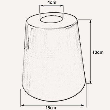 Small Cone Lamp Shade 15 cm – Easy Fit, 10 Colours - photo 7