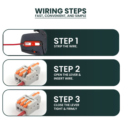Lever Wire Connectors & Splitters – 2 Way, 3 Way, 2-in-6 & 3-in-9 - photo 4