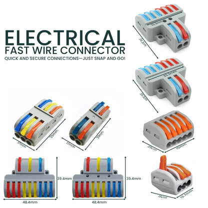 Lever Wire Connectors & Splitters – 2 Way, 3 Way, 2-in-6 & 3-in-9 - photo 2