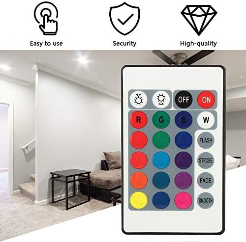 RGB LED Strip Controller 12V with 24-Key IR Remote - photo 3