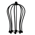 Balloon Wire Cage Lamp Shade – Easy Fit, 11 Colours - Black, Shade Only, Single