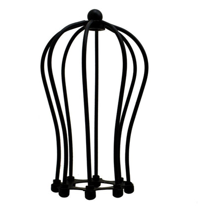 Balloon Wire Cage Lamp Shade – Easy Fit, 11 Colours - Black, Shade Only, Single