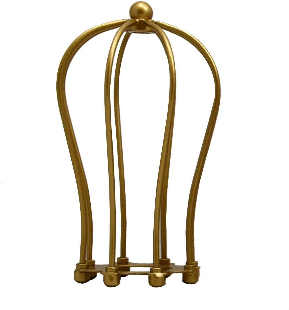 Balloon Wire Cage Lamp Shade – Easy Fit, 11 Colours - Gold, Shade Only, Single