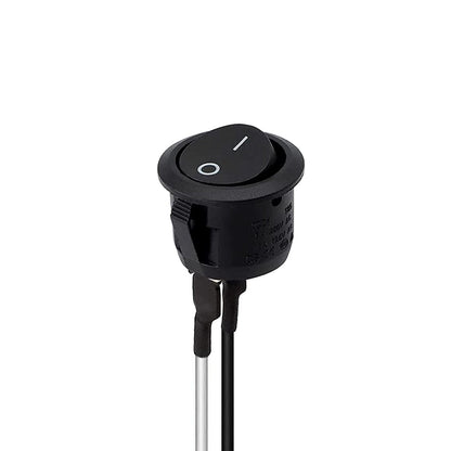 Round Rocker Switch ON/OFF SPST with Pre-Wired Leads - photo 5