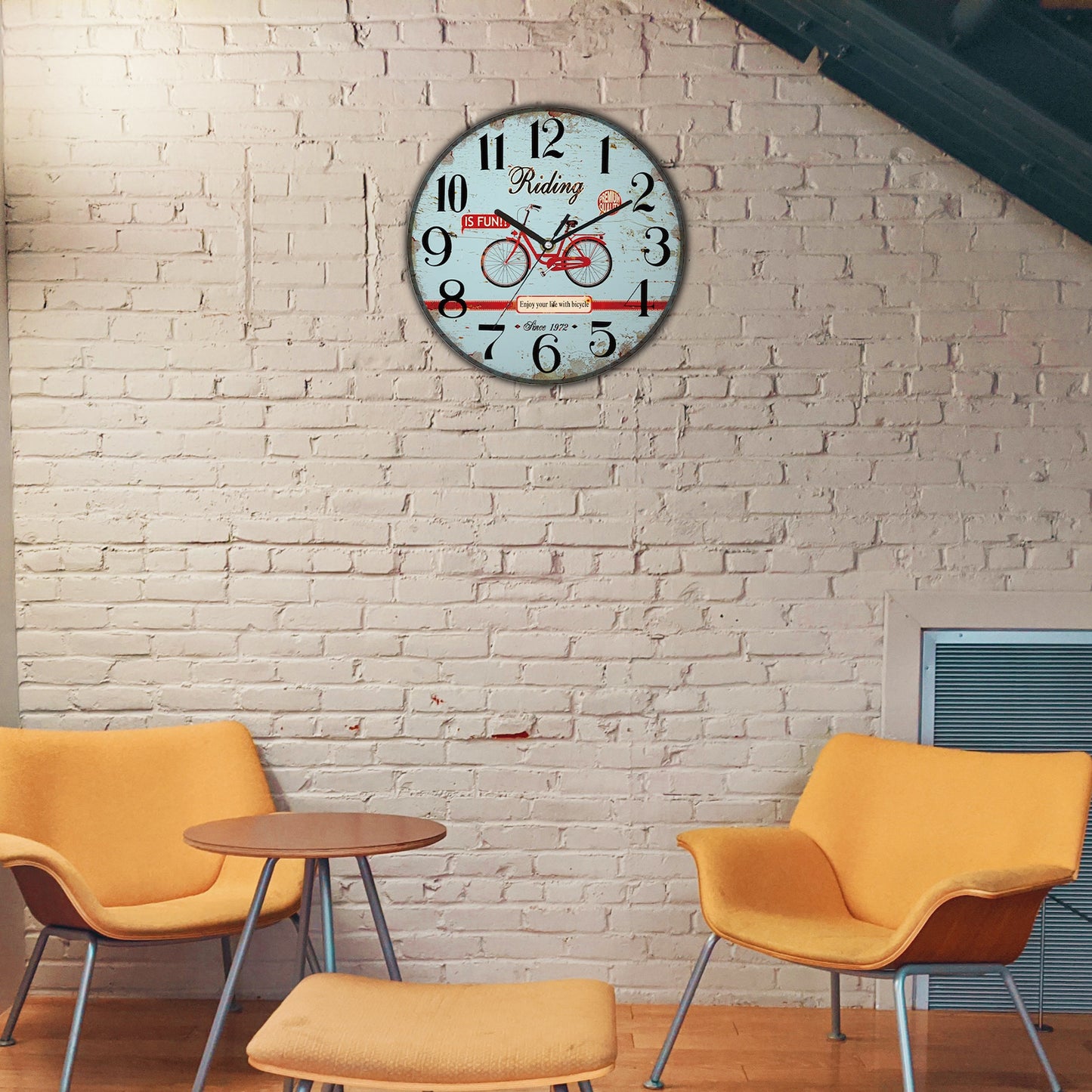 Art Bicycle wall clock