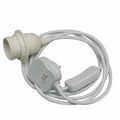 Plug-In Pendant Light Kit – White, E27, On/Off Switch