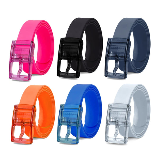 1 x  Unisex Fashion Silicone Belt in Vibrant Candy Colors