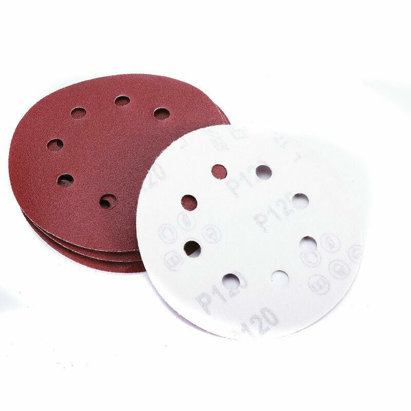 Hook & Loop Sanding Discs 125 mm, 8 Hole – P60 to P400, 1 to 100 Discs - photo 10