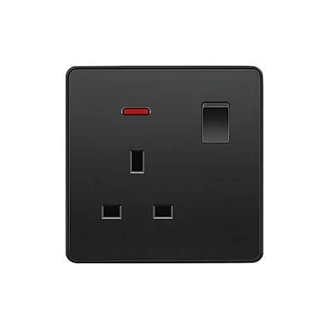 Screwless Flat Plate Switched Wall Socket 13A - photo 4