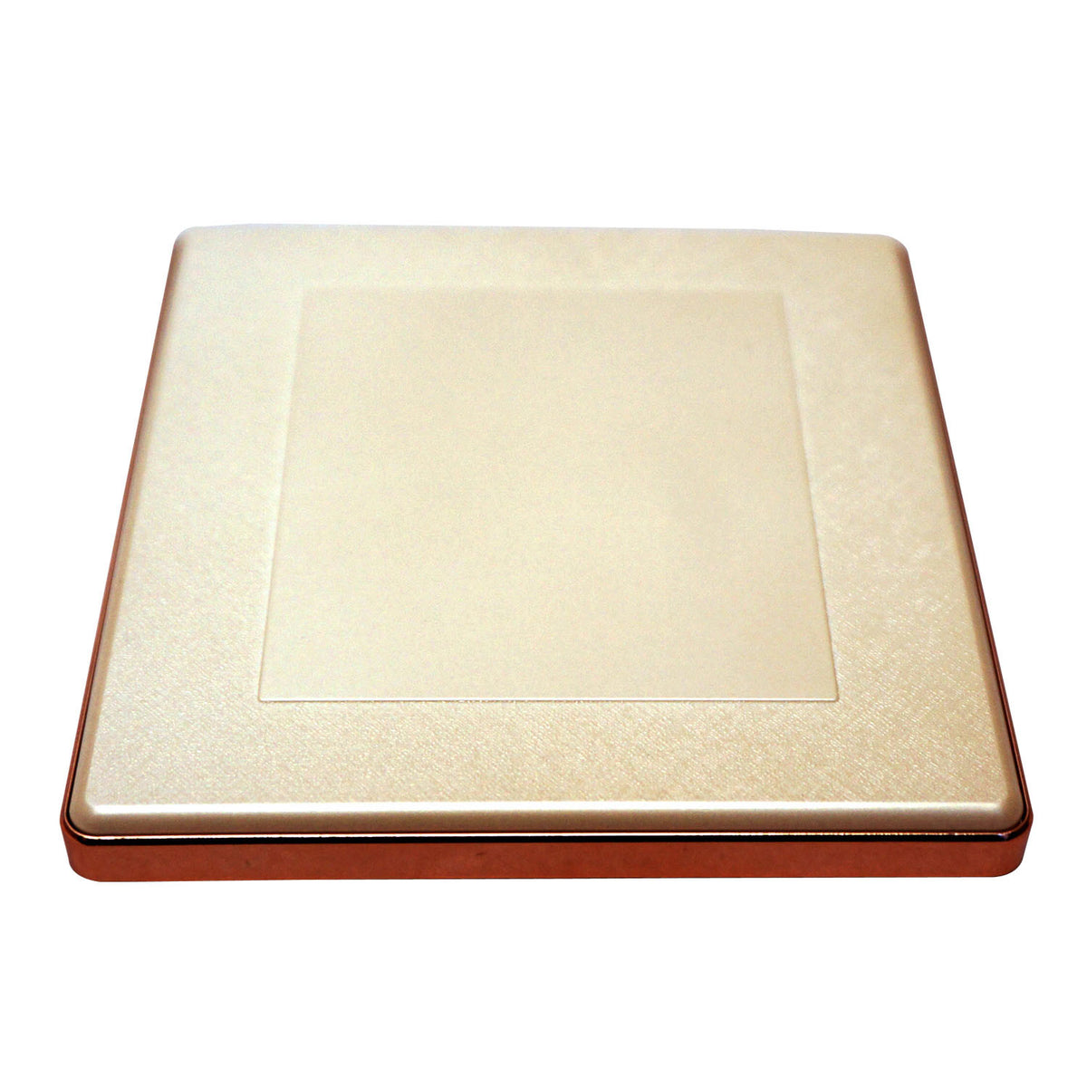 1 Gang Screwless Blank Plate – Textured Cream with Gold Edge - photo 9