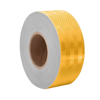 Reflective Safety Tape 5 cm x 25 m – Red & Silver, Red or Yellow