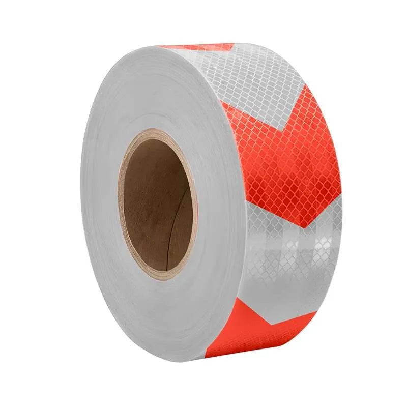Reflective Safety Tape 5 cm x 25 m – Red & Silver, Red or Yellow - photo 3