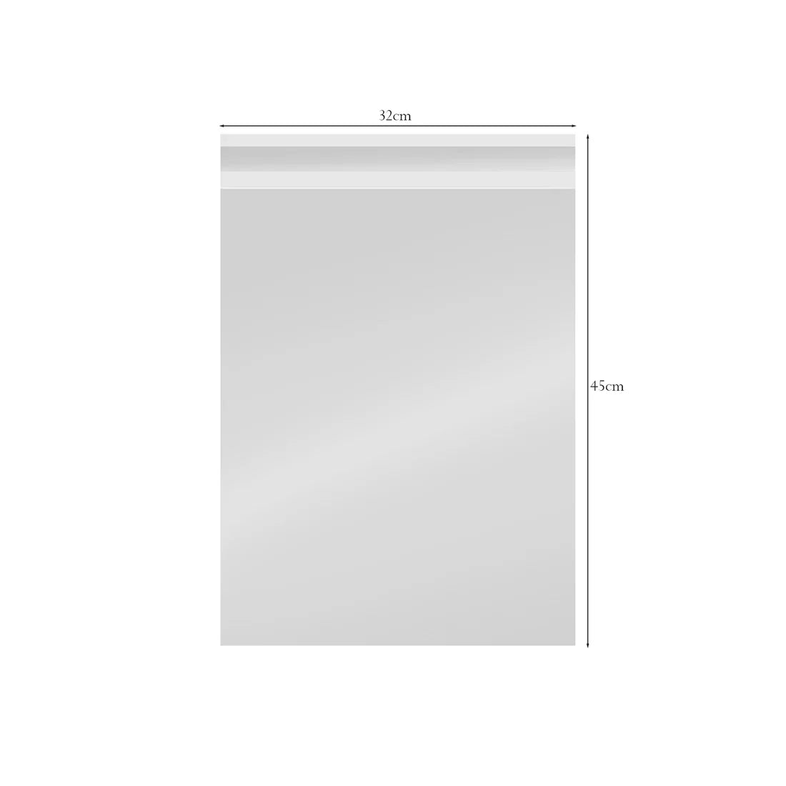 Light Green or White Mailing Bags 32 x 45 cm – Packs of 50 to 1000 - White, Pack of 50, 32 x 45 cm