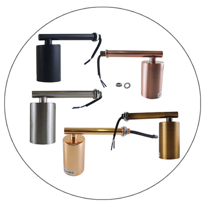 Short Arm Wall Light – 7 Finishes, E27 - photo 6