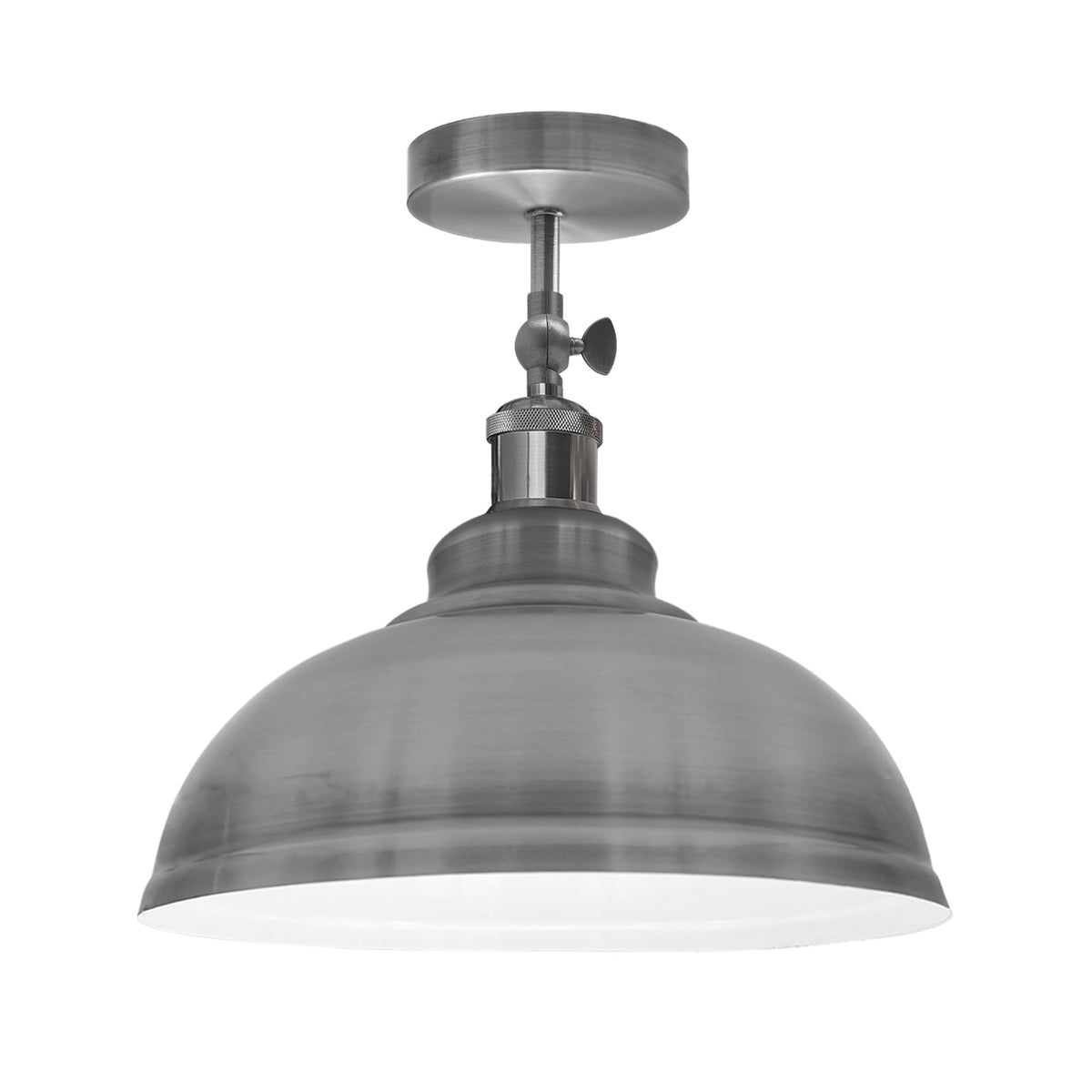 Adjustable Semi Flush Light with Switch – Wall or Ceiling, E27, with Shade - photo 26