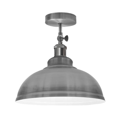 Adjustable Semi Flush Light with Switch – Wall or Ceiling, E27, with Shade - photo 26