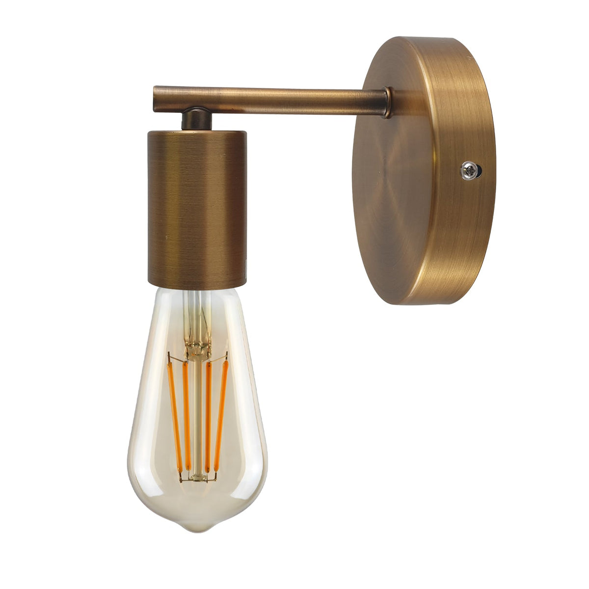 Short Arm Wall Light – 7 Finishes, E27 - photo 17