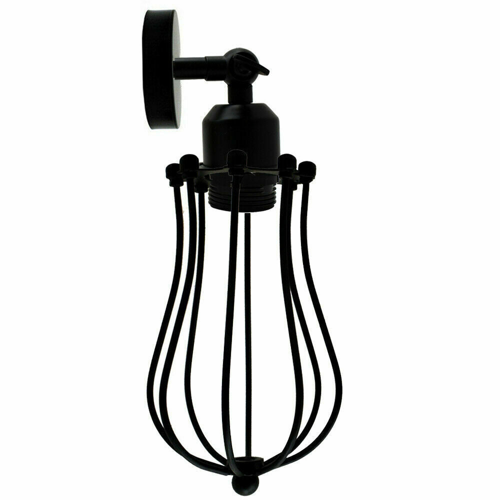 Short Arm Wall or Ceiling Light with Shade – Black, White, E27 - photo 75