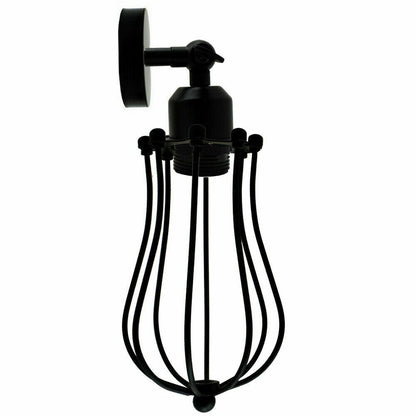 Short Arm Wall or Ceiling Light with Shade – Black, White, E27 - photo 75