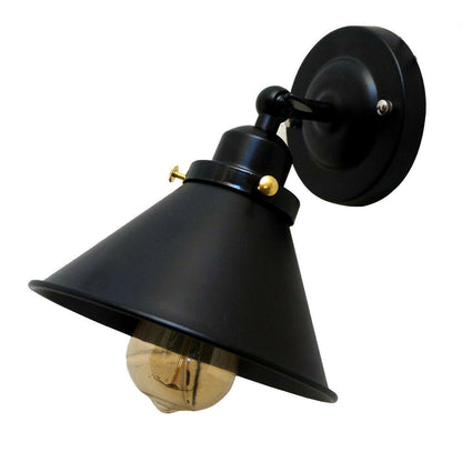 Short Arm Wall or Ceiling Light with Shade – Black, White, E27 - photo 43