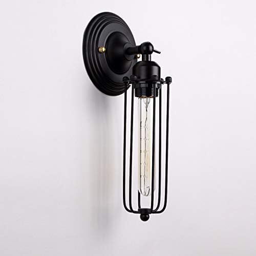 Short Arm Wall or Ceiling Light with Shade – Black, White, E27 - Black, WCLD Black, Without Bulb