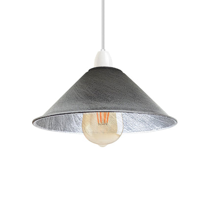 Small Metal Cone Lamp Shade – Easy Fit, 18 or 22 cm, 13 Finishes - photo 16