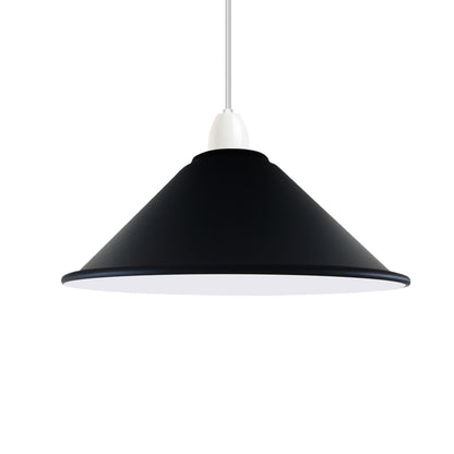 Small Metal Cone Lamp Shade – Easy Fit, 18 or 22 cm, 13 Finishes - photo 31