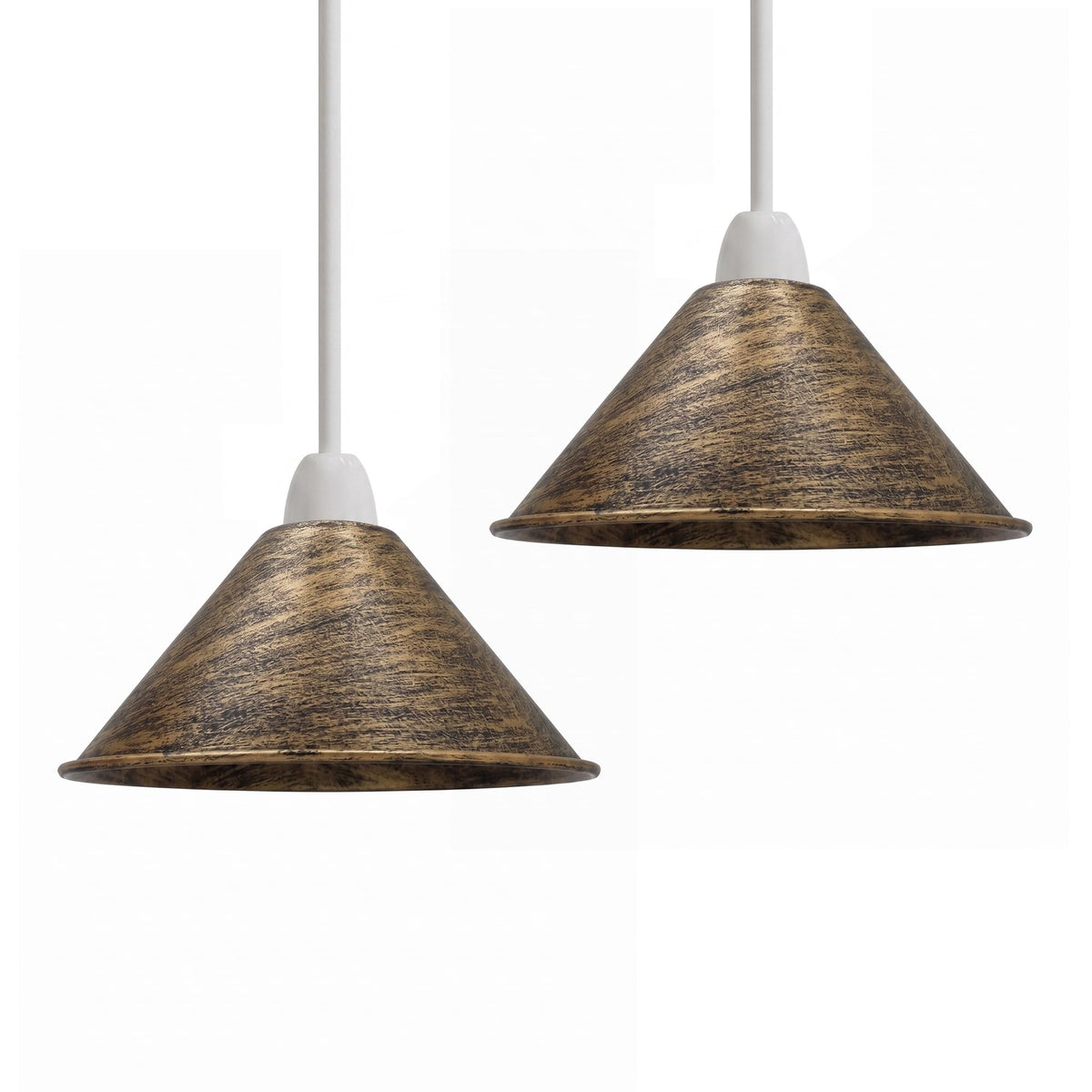 Small Metal Cone Lamp Shade – Easy Fit, 18 or 22 cm, 13 Finishes - photo 33
