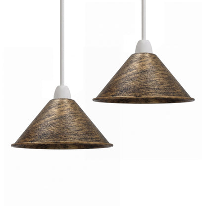 Small Metal Cone Lamp Shade – Easy Fit, 18 or 22 cm, 13 Finishes - photo 33