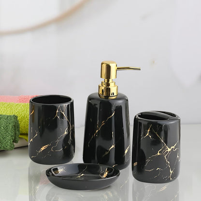 4pcs bathroom set soap dispenser
