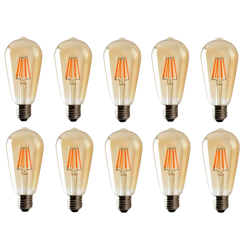 Soft Filament Decorative LED Bulbs E27 - Angle, Single