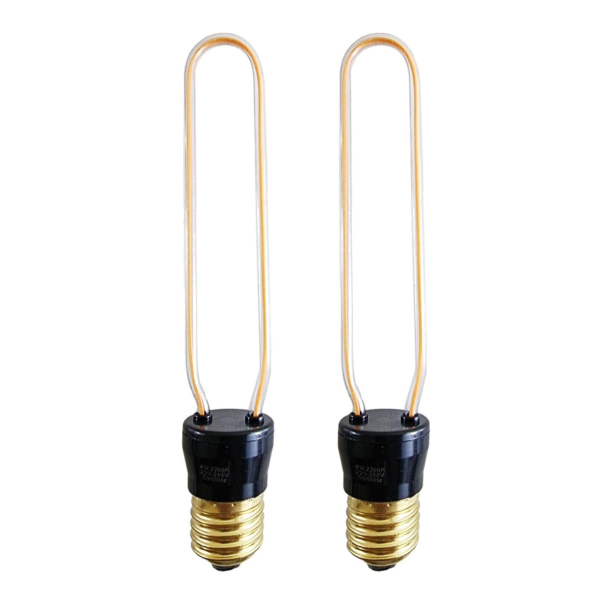 Soft Filament Decorative LED Bulbs E27 - Twist, Pack of 2
