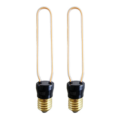 Soft Filament Decorative LED Bulbs E27 - Twist, Pack of 2