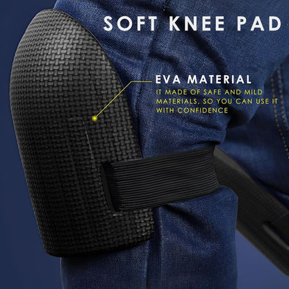 Foam Knee Pads for Work & Gardening – 13 mm EVA, Adjustable Strap - photo 3