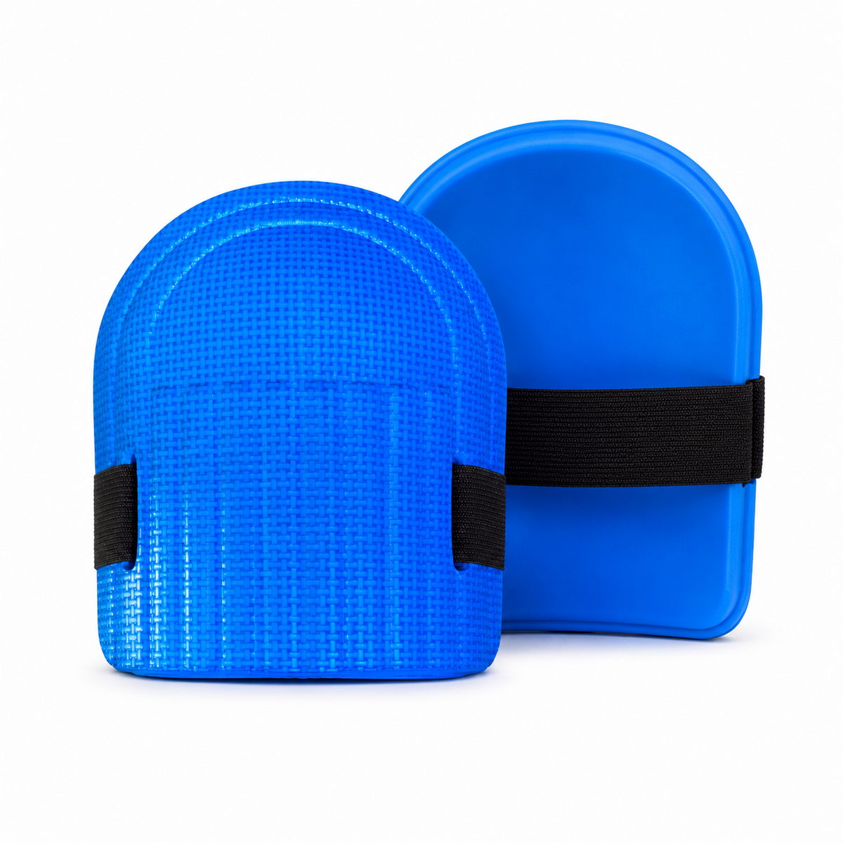 Foam Knee Pads for Work & Gardening – 13 mm EVA, Adjustable Strap - 1 Pair, Blue