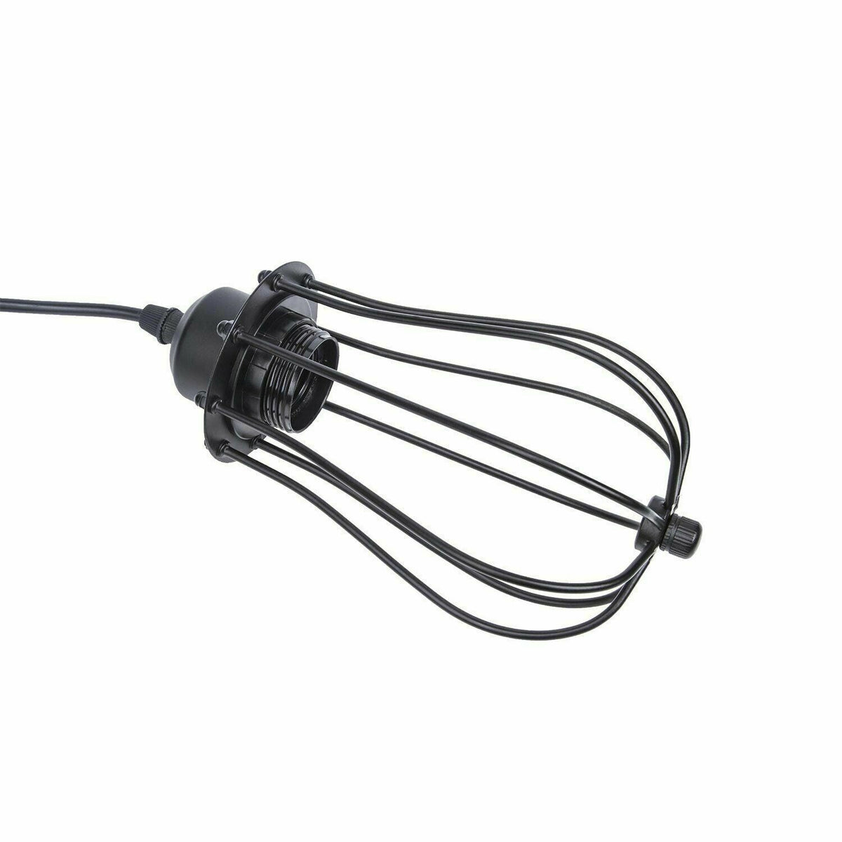 4 Light Spider Pendant – Black Balloon Cages, 120 mm Rose, E27 - photo 7