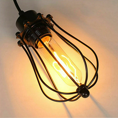 4 Light Spider Pendant – Black Balloon Cages, 120 mm Rose, E27 - photo 2
