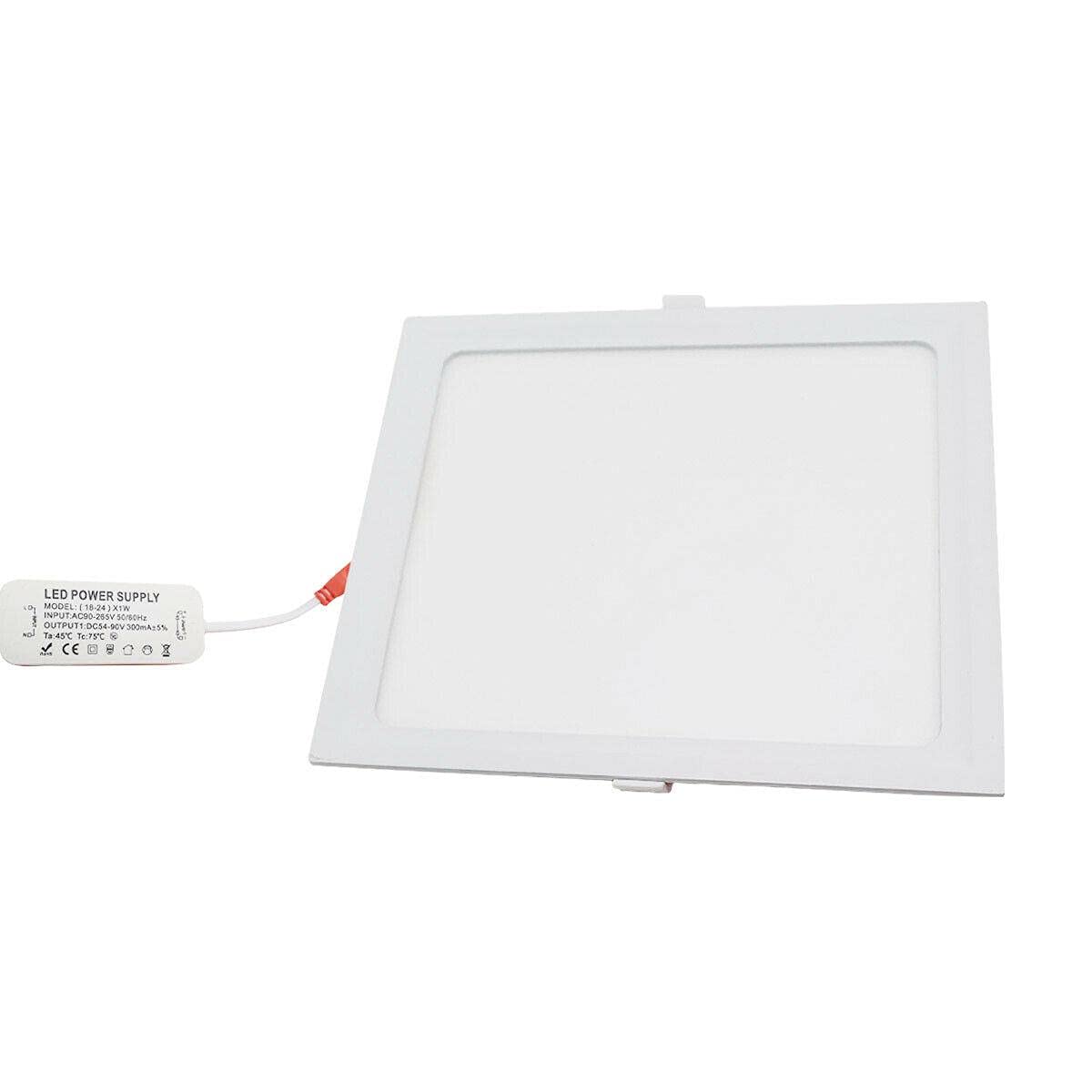 Square Recessed LED Panel Light 5W – Slim, Cool White 6000K - photo 10