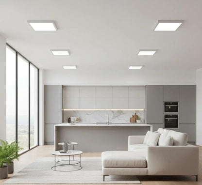 Square Recessed LED Panel 22W – Slim, Cool White 6000K - photo 5