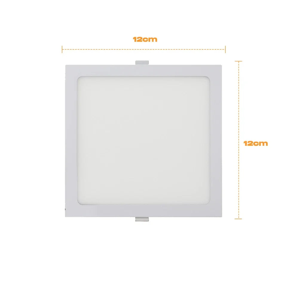 Square Recessed LED Panel 22W – Slim, Cool White 6000K - photo 8