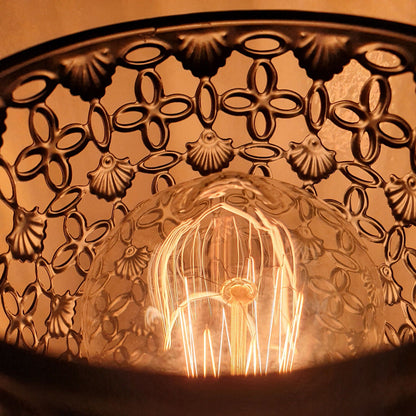 Steampunk Pipe Table Lamp Black – Cage, Shade or Lamp Only - photo 8